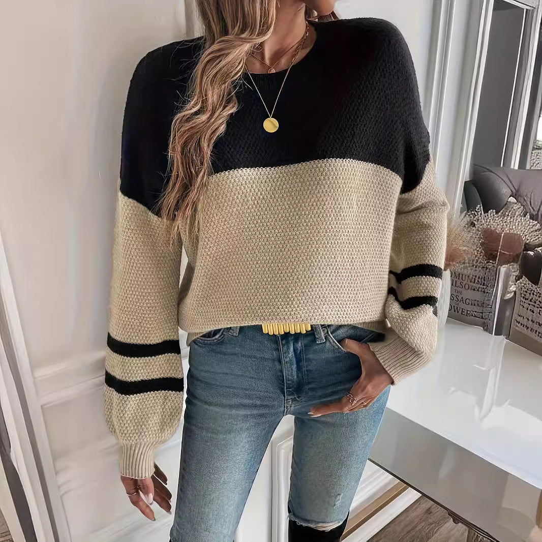 Pull femme manches longues casual