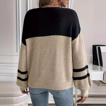 Pull femme manches longues casual