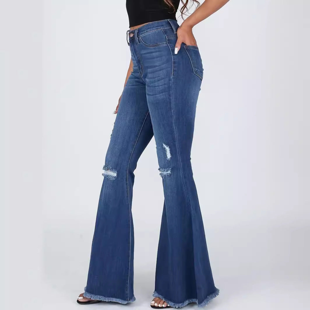 Jeans Slim Taille Mi-Haute