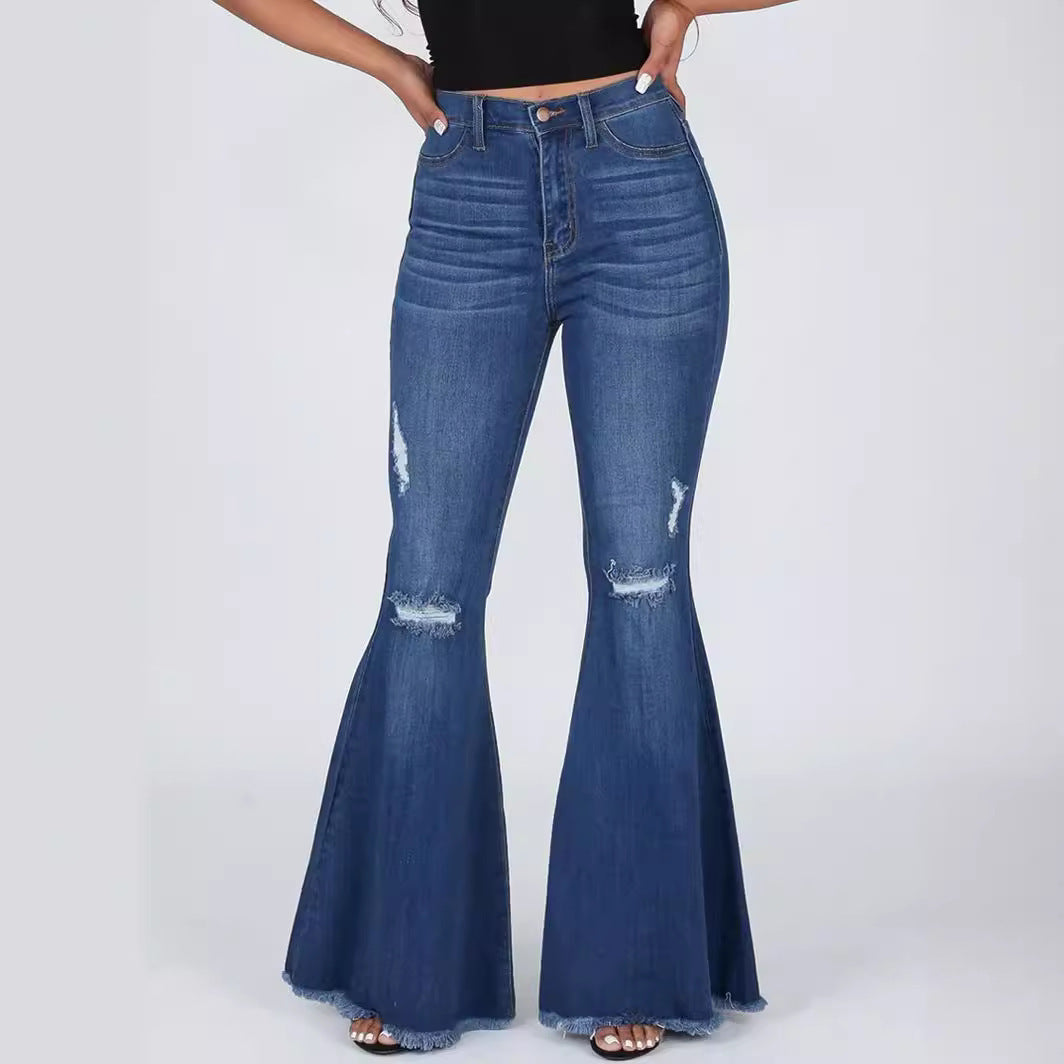 Jeans Slim Taille Mi-Haute