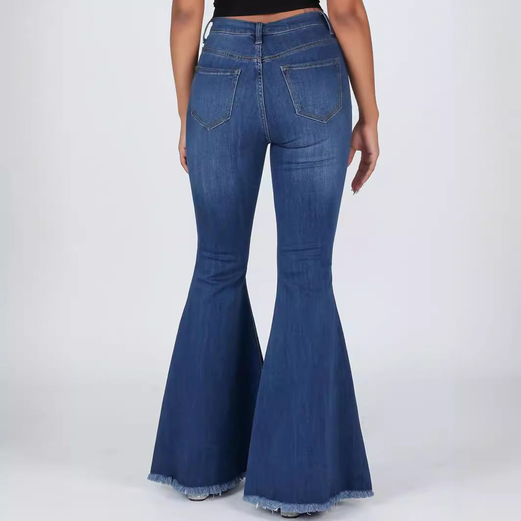 Jeans Slim Taille Mi-Haute